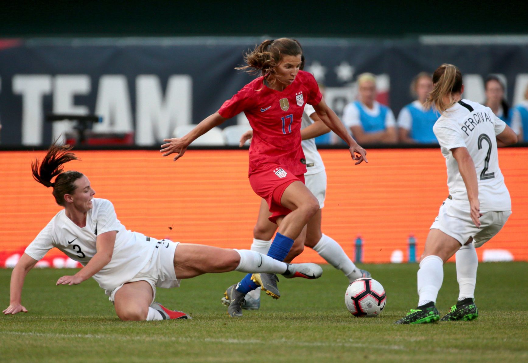 USA vs. New Zealand, pre-Women's World Cup friendly at Busch Stadium in St. Louis
